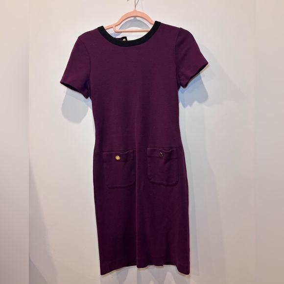 *Tory Burch Anthea Shift Short Sleeve Knit Dress S - Picture 2 of 9